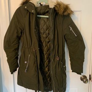 H&M Green Parka - size 4